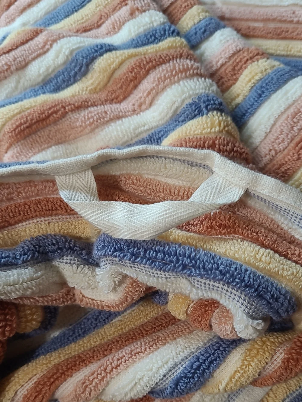 Rachel Zoe Striped Earthy Neutral Bath Towel Set